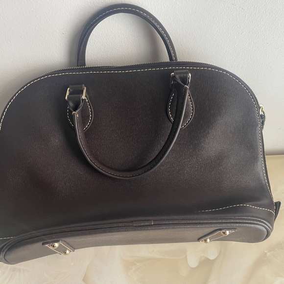 Dooney and Bourke Pebble Leather Satchel - Picture 15 of 17